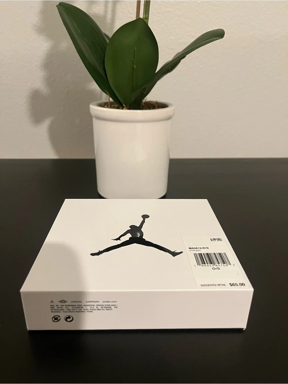 Jordan White and Black Box with Jumpman Logo.Brand New!!